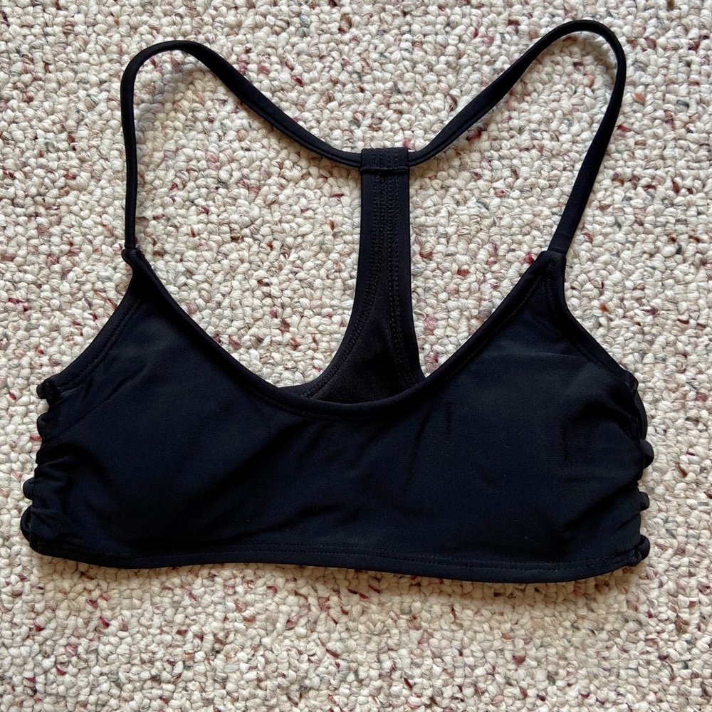 Xhiliration strappy black bikini
